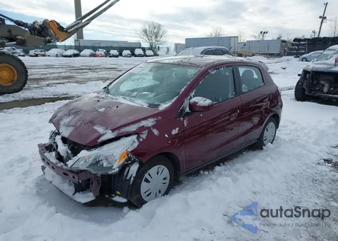 2024 Mitsubishi Mirage Es z USA, uszkodzony, nr VIN ML32AUHJ7RH010827